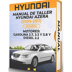 Manuale d'officina Hyundai Azera (2005, 2006, 2007, 2008, 2009, 2010, 2011)***