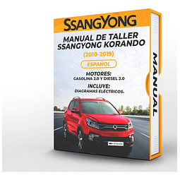 Manuale di officina Ssangyong Korando (2010, 2011, 2012, 2013, 2014, 2015, 2016, 2017, 2018, 2019) 2.0