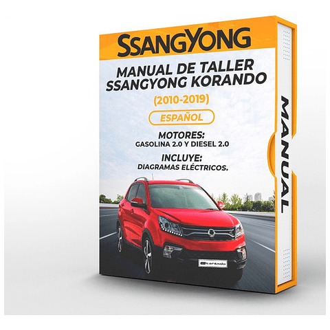 Manuale di officina Ssangyong Korando (2010, 2011, 2012, 2013, 2014, 2015, 2016, 2017, 2018, 2019) 2.0