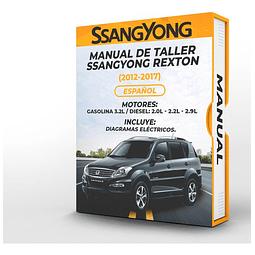 Manuale d'officina Ssangyong Rexton (2012, 2013, 2014, 2015, 2016, 2017) 3.2L
