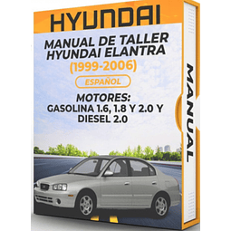 Manuale di officina Hyundai Elantra (1999, 2000, 2001, 2002, 2003, 2004, 2005, 2006) 