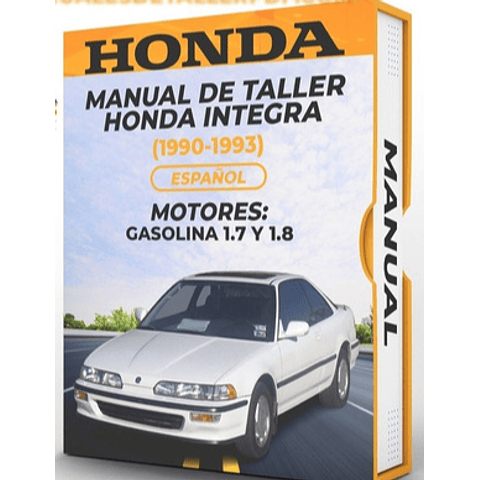 Manuale di officina Honda Integra (1990, 1991, 1992, 1993) 1.7 e 1.8 PDF