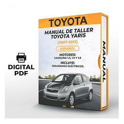 Manuale di officina Toyota Yaris (2005, 2006, 2007, 2008, 2009, 2010, 2011, 2012, 2013) PDF