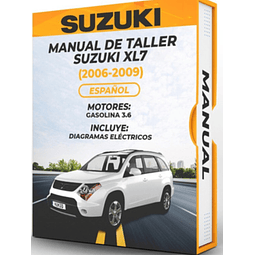 Manuale di officina Suzuki Xl7 (2006, 2007, 2008, 2009) 3.6