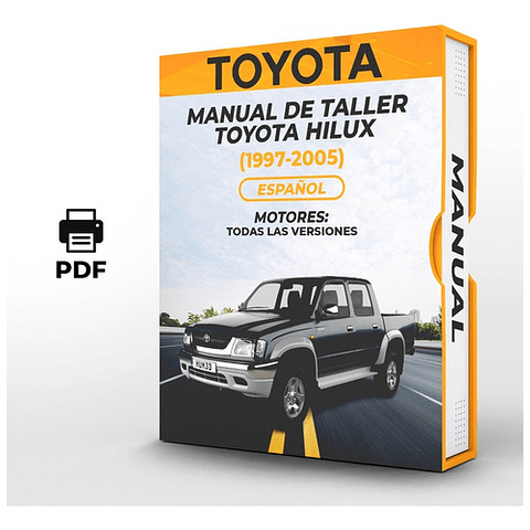 Manuale di officina Toyota Hilux (1997, 1998, 1999, 2000, 2001, 2002, 2003, 2004, 2005) PDF