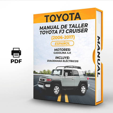 Manuale d'officina Toyota FJ Cruiser (2006, 2007, 2008, 2009, 2010, 2011, 2012, 2013, 2014, 2015, 2016, 2017)