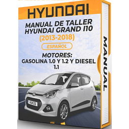 Manuale di officina Hyundai Grand I10 (2013-2018) PDF