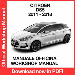 Manuale Officina Citroen DS5 (2011-2012-2013-2014-2015-2016-2017-2018) (EN)