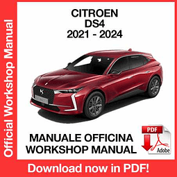 Manuale Officina Citroen DS4 (2021-2022-2023-2024) (ITA)