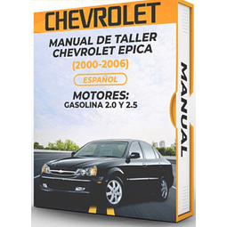 Manuale di officina Chevrolet Epica (2000-2006) PDF