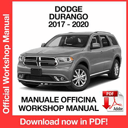 Manuale Officina Dodge Durango (2017-2018-2019-2020) (EN)