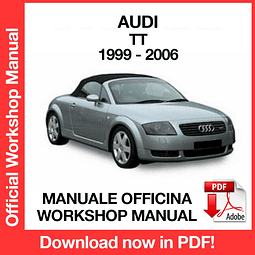 MANUALE OFFICINA AUDI TT (1999-2000-2001- 2002-2003-2004-2005-2006) (EN)