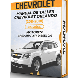Manuale di officina Chevrolet Orlando (2011-2018) PDF