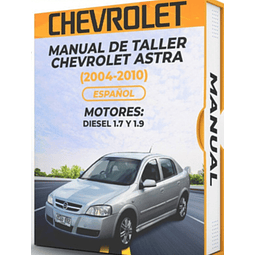 Manuale di officina Chevrolet Astra (2004-2010) PDF