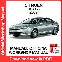 MANUALE OFFICINA CITROEN C5 X7 (2008) (EN)