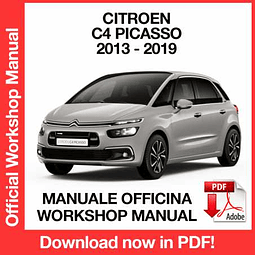 Manuale Officina Citroen C4 Picasso (2013-2014-2015-2016-2017-2018-2019) (EN)
