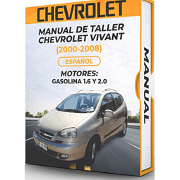 Manuale di officina Chevrolet Vivant (2000-2008) PDF