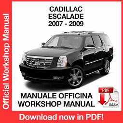 Manuale Officina Cadillac Escalade (2007-2008-2009) (EN)