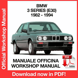 Manuale Officina BMW Serie 3 E30 (1982-1981-1982-1983-1984-1985-1986-1987-1988-1989-1990-1991-1992-1994) (EN)