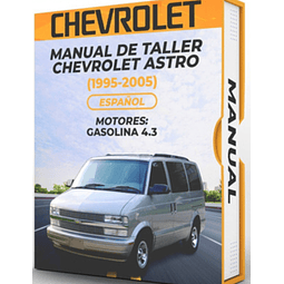 Manuale di officina Chevrolet Astro (1995, 1996, 1997, 1998, 1999, 2000, 2001, 2002, 2003, 2004, 2005)
