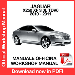 Manuale Officina Jaguar X250 XF (2010-2011) (EN)
