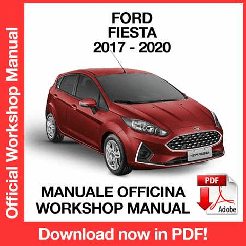 Manuale Officina Ford Fiesta (2017-2018-2019-2020) (EN)
