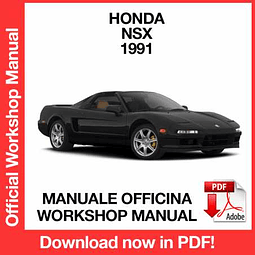 Manuale Officina Honda NSX (1991) (EN)