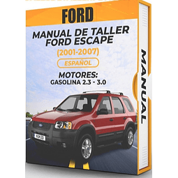 Manuale di officina Ford Escape (2001, 2002, 2003, 2004, 2005, 2006, 2007)