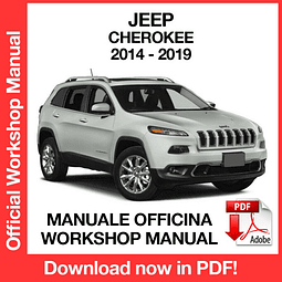Manuale Officina Jeep Cherokee Latitude (2014-2015-2016-2017-2018-2019) (EN)