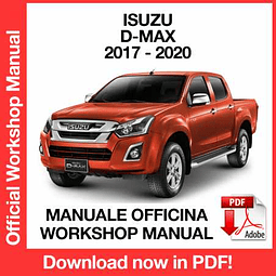 Manuale Officina Isuzu D-Max (2017-2018-2019-2020) (EN)