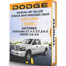 Manuale di officina Dodge Ram 1500 2500 3500 ( 2005, 2006, 2007, 2008) 3.7, 4.7, 5.7, 5.9