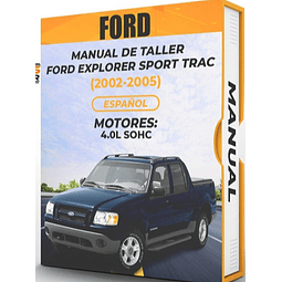 Manuale di officina Ford Explorer Sport Trac (2002, 2003, 2004, 2005) 4.0