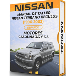 Manuale di officina Nissan Terrano Regulus (2000, 2001, 2002, 2003) 3.3, 3.5***
