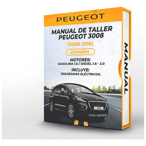 Manuale di officina Peugeot 3008 ( 2012, 2013, 2014, 2015, 2016) 1.6 GAS 1.6 E 2.0