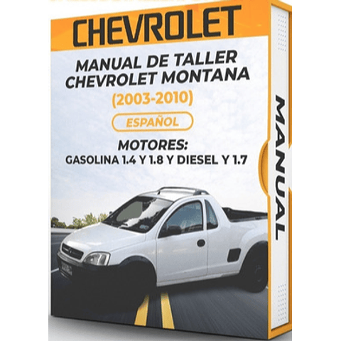 Manuale di officina Chevrolet Montana (2003, 2004, 2005, 2006, 2007, 2008, 2009, 2010)