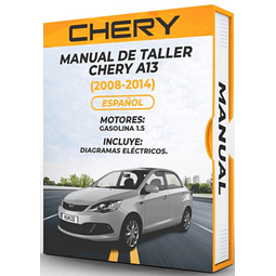 Manuale di officina Chery A13 (2008, 2009, 2010, 2011, 2012, 2013, 2014)PDF