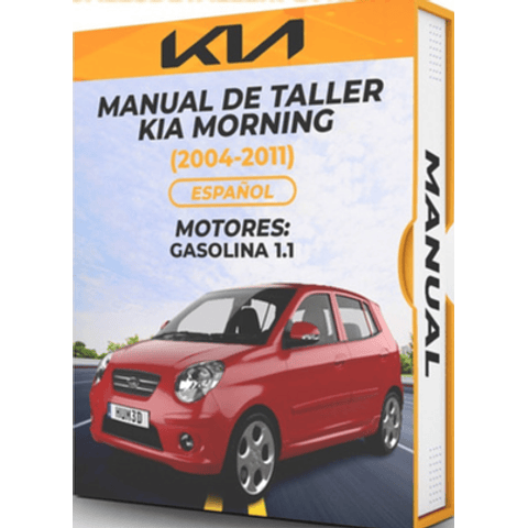 Manuale di officina Kia Morning (2004, 2005, 2006, 2007, 2008, 2009, 2010, 2011) MOTORI: BENZINA 1.1