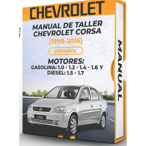 Manuale di officina Chevrolet Corsa (1998, 1999, 2000, 2001, 2002, 2003, 2004, 2005, 2006)
