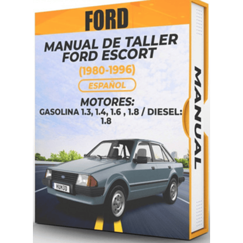 Manuale di officina Ford Escort (1980, 1981, 1982, 1983, 1984, 1985, 1986) BENZINA 1.3, 1.4, 1.6, 1.8 DIESEL: 1.8 PDF
