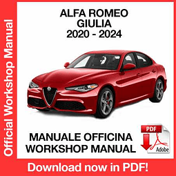 Manuale Officina Alfa Romeo Giulia (2020-2021-2022-2023-2024) (EN)
