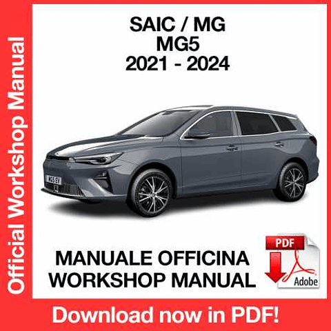 Manuale Officina Saic MG MG5 E (2021-2022-2023-2024) (EN)