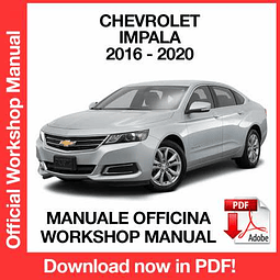 Manuale Officina Chevrolet Impala (2016-2018-2019-2020) (EN)