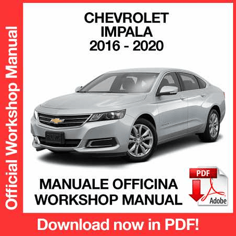 Manuale Officina Chevrolet Impala (2016-2018-2019-2020) (EN)