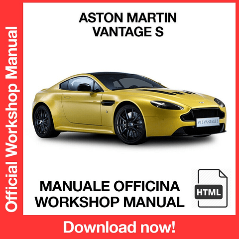 MANUALE OFFICINA ASTON MARTIN VANTAGE S (EN)