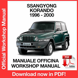 Manuale Officina Ssangyong Korando (1996-1997-1998-1999-2000) (EN)