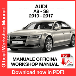 MANUALE OFFICINA AUDI A8 S8 (2010-2011-2012-2013-2014-2015-2016-2017) (EN)