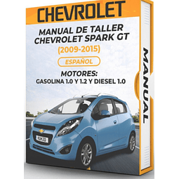 Manuale d'officina Chevrolet Spark Gt (MOTORI 2009, 2010, 2011, 2012, 2013, 2014, 2015: BENZINA 1.0 e 1.2 e DIESEL 1.0)