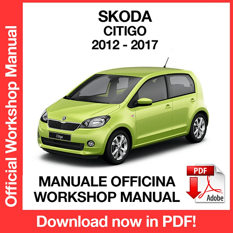 Manuale Officina Skoda Citigo (2012-2013-2014-2015-2016-2017) (EN)