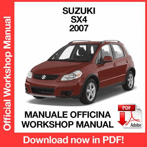 Manuale Officina Suzuki SX4 (2007) (EN)