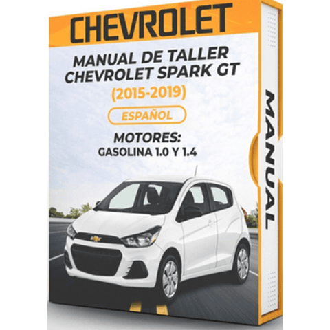 Manuale di officina Chevrolet Spark Gt (2015, 2016, 2017, 2018, 2019) BENZINA 1.0 e 1.4 PDF